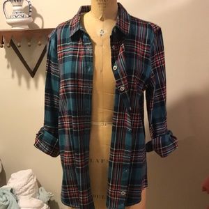 Really soft and super comfy and flattering flannel